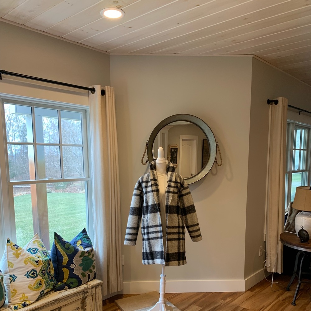 Madewell Wool Buffalo Check Winter Jacket